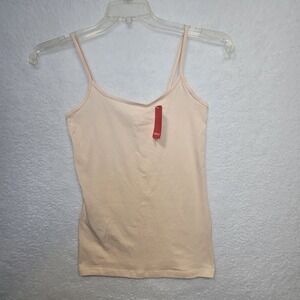 Forever 21 Basic Camisole Top Women's Size Medium Spaghetti Strap Peach